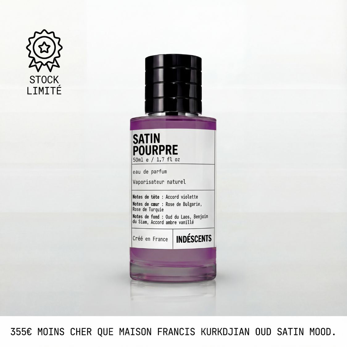 …sent comme "Maison Francis Kurkdjian - Oud Satin Mood"